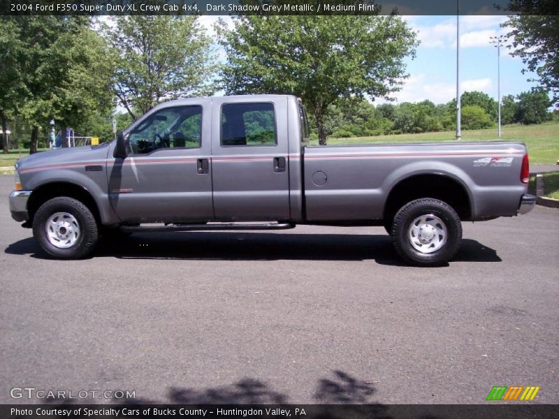 Dark Shadow Grey Metallic / Medium Flint 2004 Ford F350 Super Duty XL Crew Cab 4x4