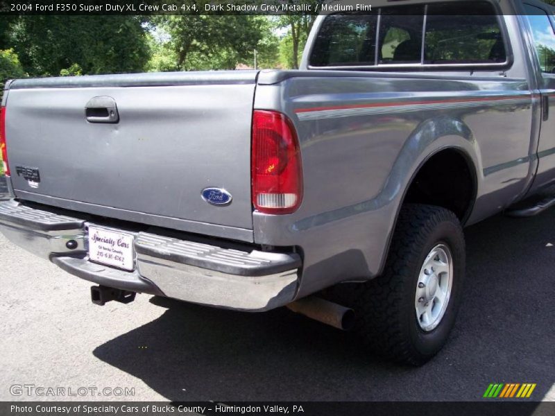 Dark Shadow Grey Metallic / Medium Flint 2004 Ford F350 Super Duty XL Crew Cab 4x4
