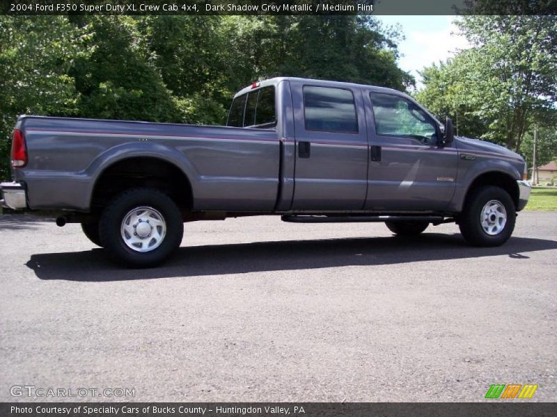 Dark Shadow Grey Metallic / Medium Flint 2004 Ford F350 Super Duty XL Crew Cab 4x4