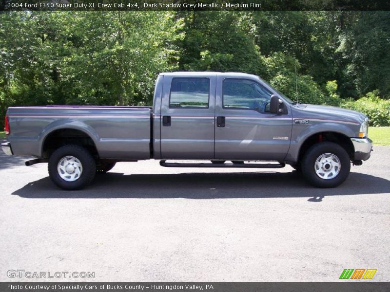 Dark Shadow Grey Metallic / Medium Flint 2004 Ford F350 Super Duty XL Crew Cab 4x4
