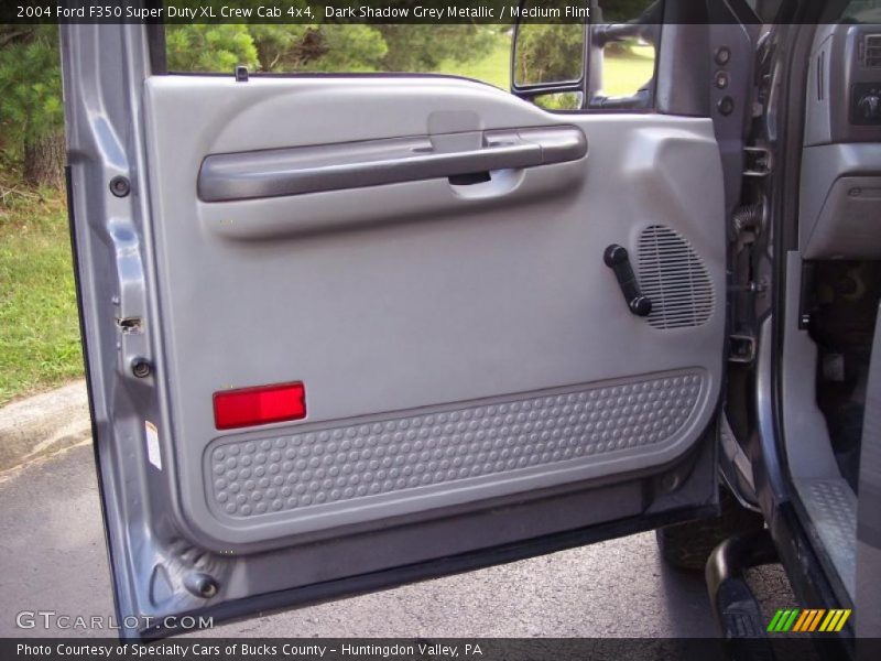 Dark Shadow Grey Metallic / Medium Flint 2004 Ford F350 Super Duty XL Crew Cab 4x4