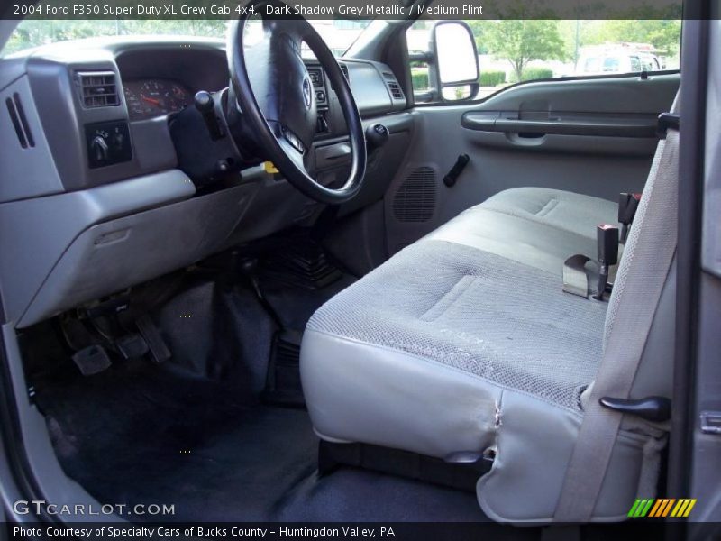 Dark Shadow Grey Metallic / Medium Flint 2004 Ford F350 Super Duty XL Crew Cab 4x4