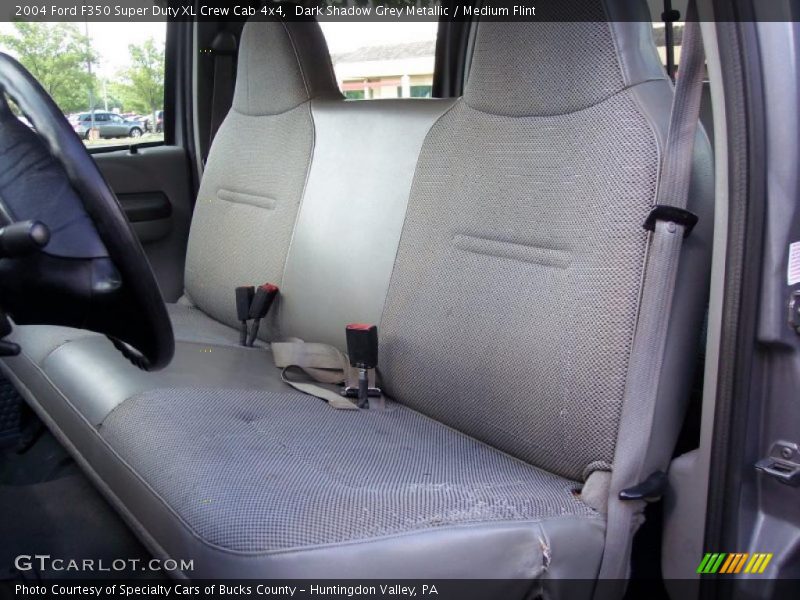 Dark Shadow Grey Metallic / Medium Flint 2004 Ford F350 Super Duty XL Crew Cab 4x4