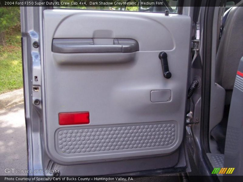 Dark Shadow Grey Metallic / Medium Flint 2004 Ford F350 Super Duty XL Crew Cab 4x4