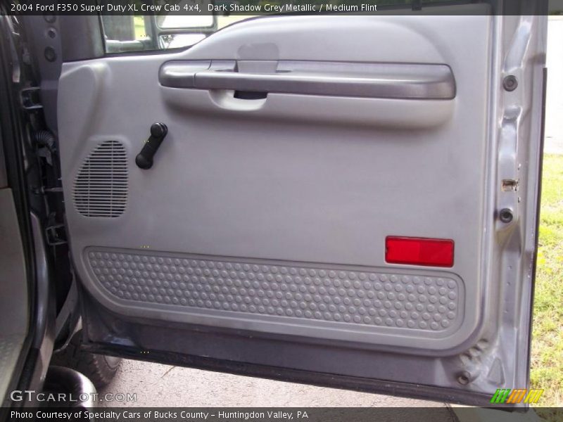 Dark Shadow Grey Metallic / Medium Flint 2004 Ford F350 Super Duty XL Crew Cab 4x4