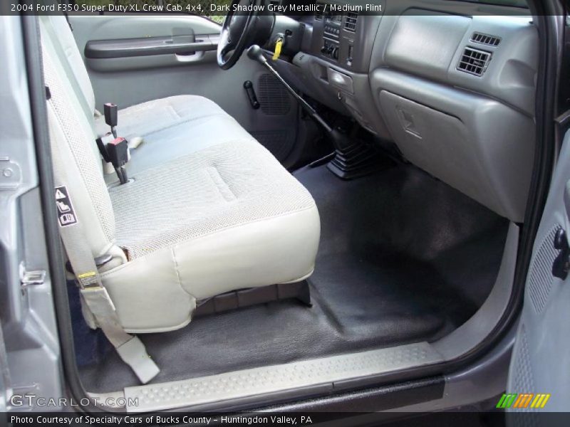 Dark Shadow Grey Metallic / Medium Flint 2004 Ford F350 Super Duty XL Crew Cab 4x4
