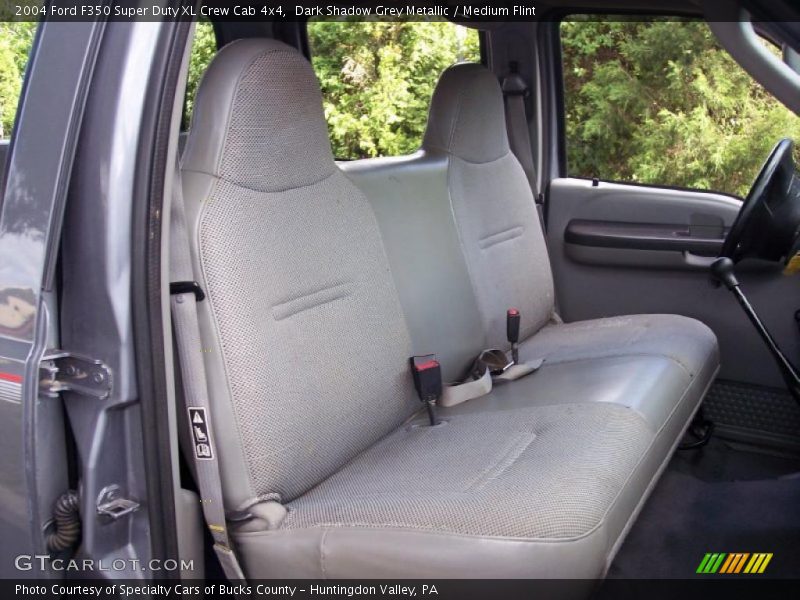 Dark Shadow Grey Metallic / Medium Flint 2004 Ford F350 Super Duty XL Crew Cab 4x4