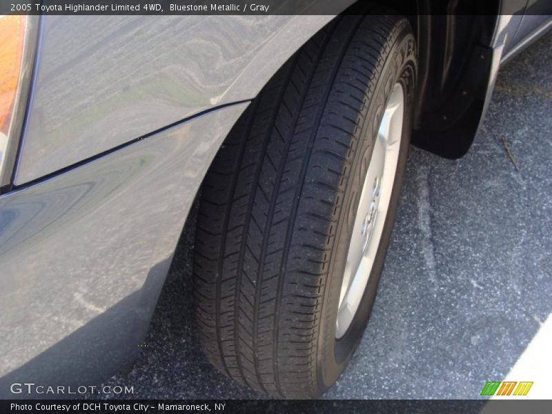 Bluestone Metallic / Gray 2005 Toyota Highlander Limited 4WD