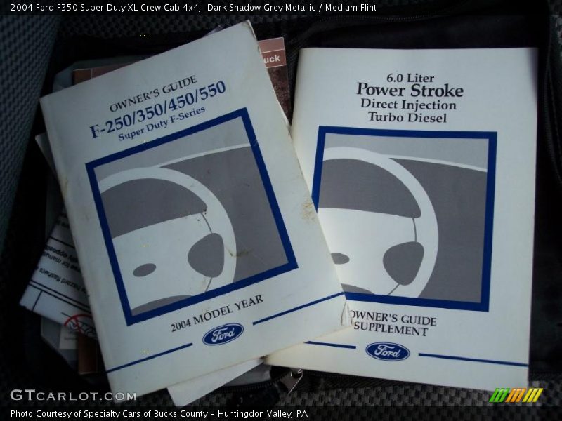 Dark Shadow Grey Metallic / Medium Flint 2004 Ford F350 Super Duty XL Crew Cab 4x4