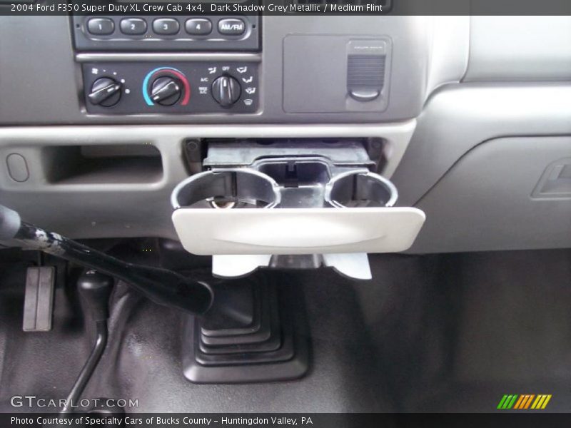 Dark Shadow Grey Metallic / Medium Flint 2004 Ford F350 Super Duty XL Crew Cab 4x4