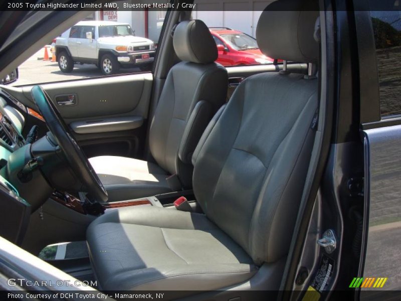 Bluestone Metallic / Gray 2005 Toyota Highlander Limited 4WD