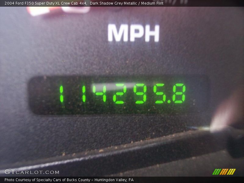Dark Shadow Grey Metallic / Medium Flint 2004 Ford F350 Super Duty XL Crew Cab 4x4