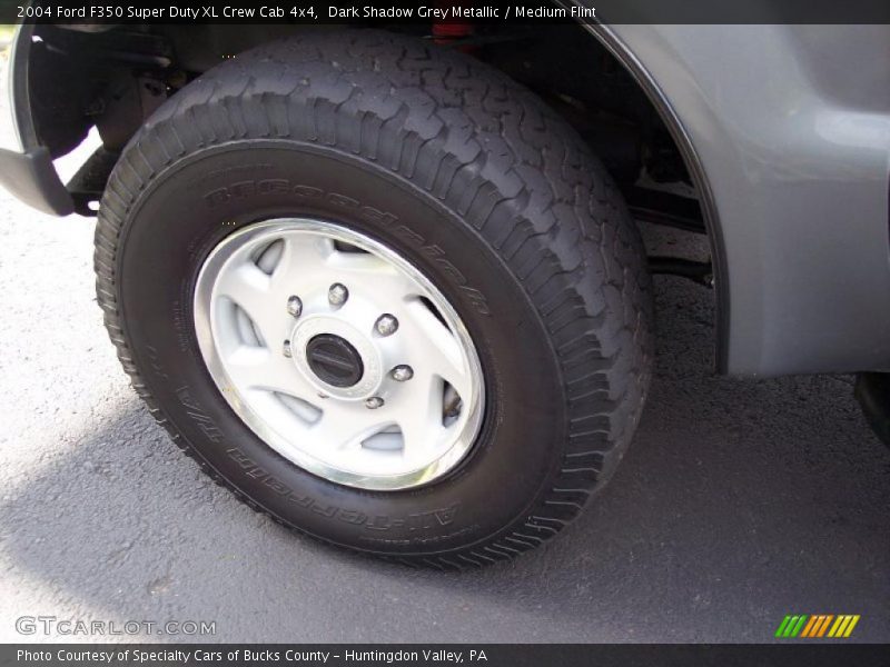 Dark Shadow Grey Metallic / Medium Flint 2004 Ford F350 Super Duty XL Crew Cab 4x4