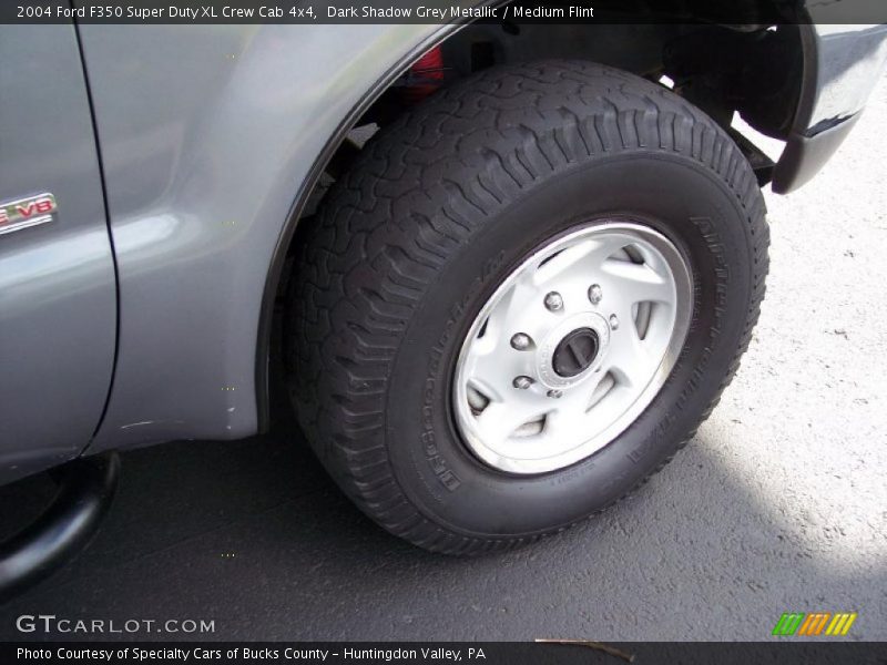 Dark Shadow Grey Metallic / Medium Flint 2004 Ford F350 Super Duty XL Crew Cab 4x4