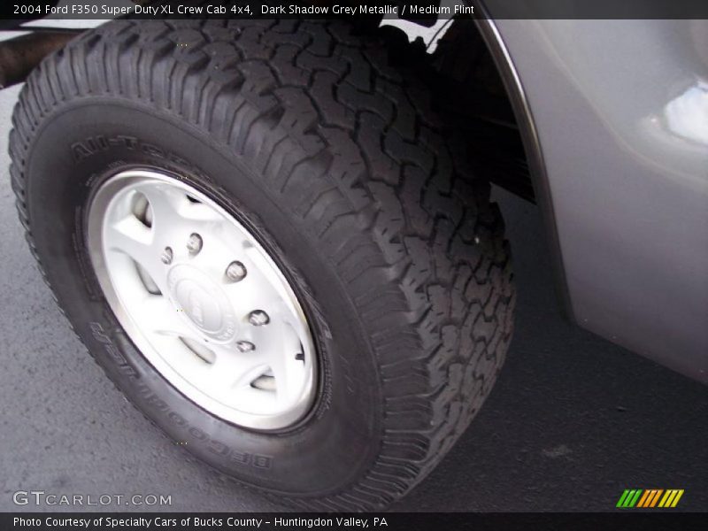 Dark Shadow Grey Metallic / Medium Flint 2004 Ford F350 Super Duty XL Crew Cab 4x4