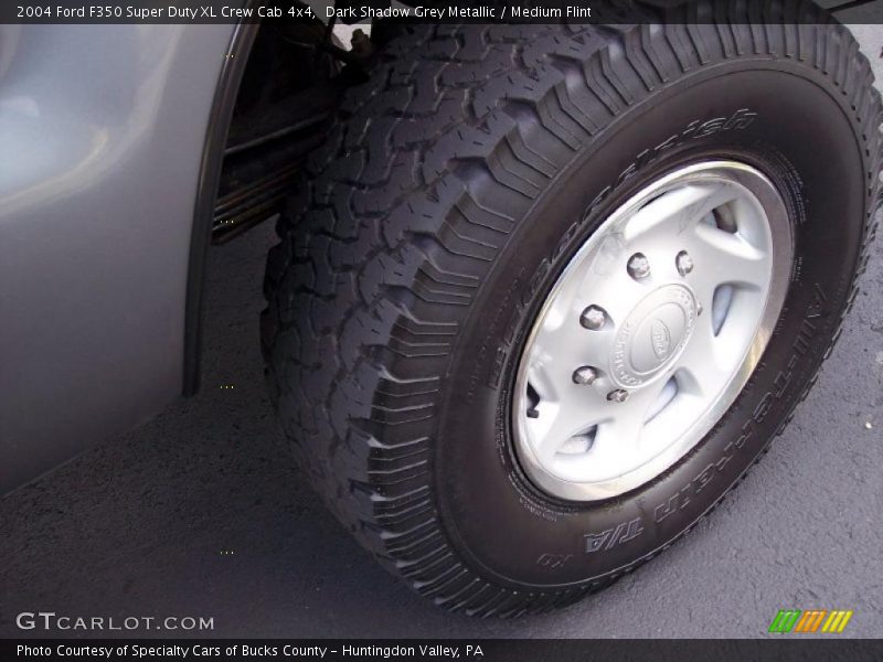 Dark Shadow Grey Metallic / Medium Flint 2004 Ford F350 Super Duty XL Crew Cab 4x4