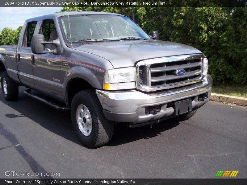 Dark Shadow Grey Metallic / Medium Flint 2004 Ford F350 Super Duty XL Crew Cab 4x4