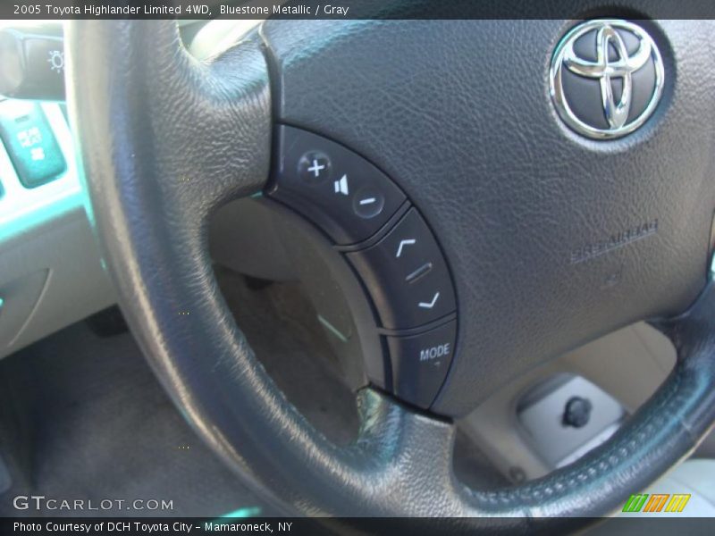 Bluestone Metallic / Gray 2005 Toyota Highlander Limited 4WD