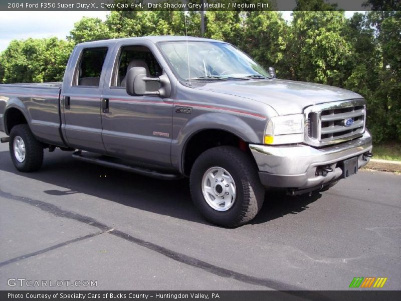 Dark Shadow Grey Metallic / Medium Flint 2004 Ford F350 Super Duty XL Crew Cab 4x4