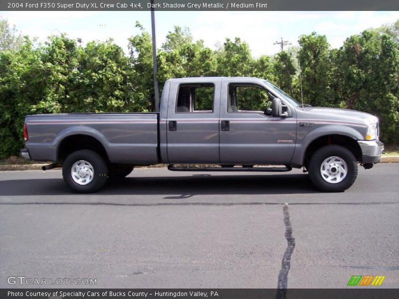 Dark Shadow Grey Metallic / Medium Flint 2004 Ford F350 Super Duty XL Crew Cab 4x4