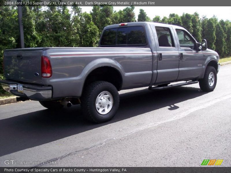 Dark Shadow Grey Metallic / Medium Flint 2004 Ford F350 Super Duty XL Crew Cab 4x4