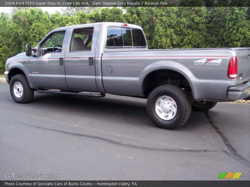 Dark Shadow Grey Metallic / Medium Flint 2004 Ford F350 Super Duty XL Crew Cab 4x4