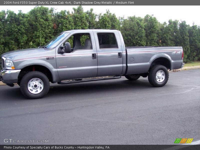 Dark Shadow Grey Metallic / Medium Flint 2004 Ford F350 Super Duty XL Crew Cab 4x4