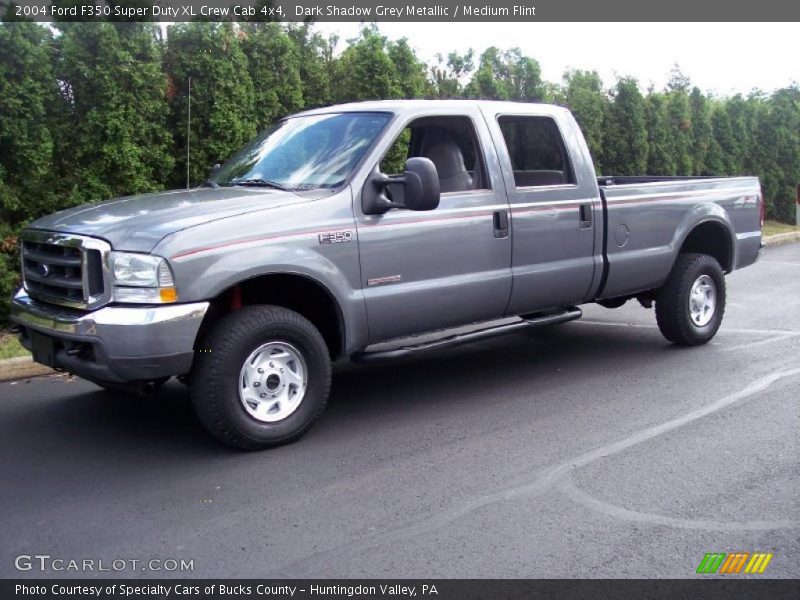 Dark Shadow Grey Metallic / Medium Flint 2004 Ford F350 Super Duty XL Crew Cab 4x4