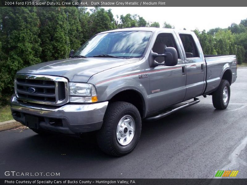 Dark Shadow Grey Metallic / Medium Flint 2004 Ford F350 Super Duty XL Crew Cab 4x4