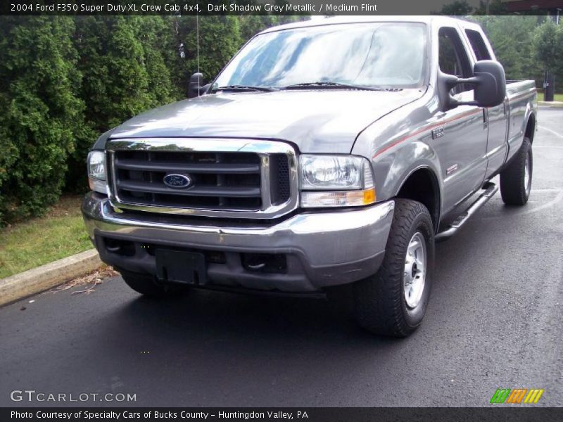 Dark Shadow Grey Metallic / Medium Flint 2004 Ford F350 Super Duty XL Crew Cab 4x4