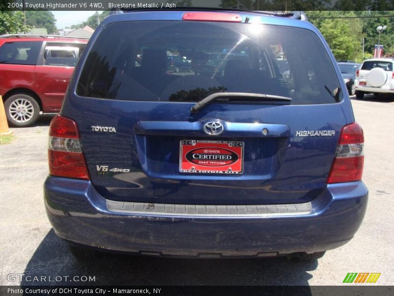 Bluestone Metallic / Ash 2004 Toyota Highlander V6 4WD