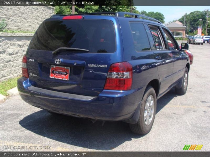 Bluestone Metallic / Ash 2004 Toyota Highlander V6 4WD
