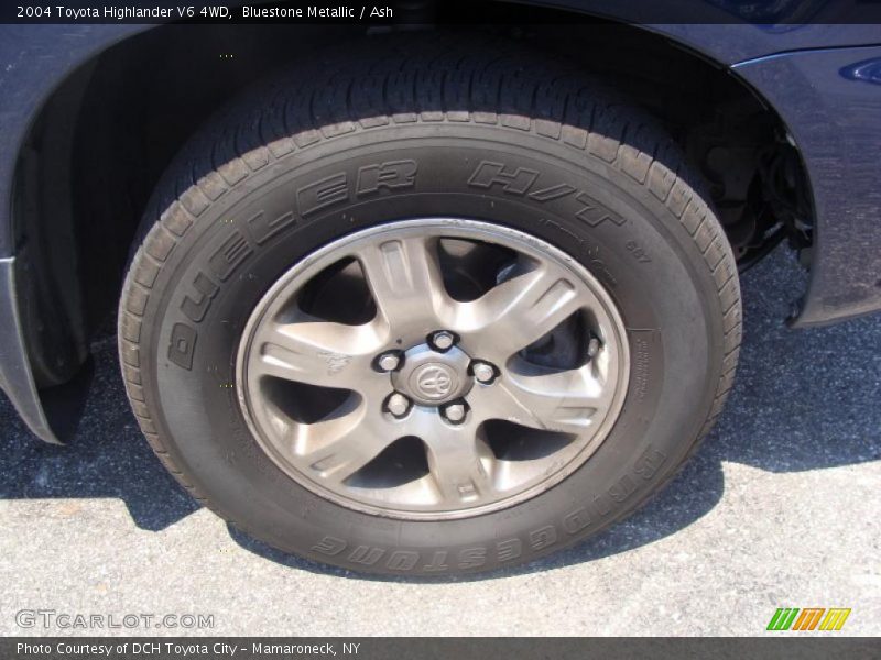 Bluestone Metallic / Ash 2004 Toyota Highlander V6 4WD