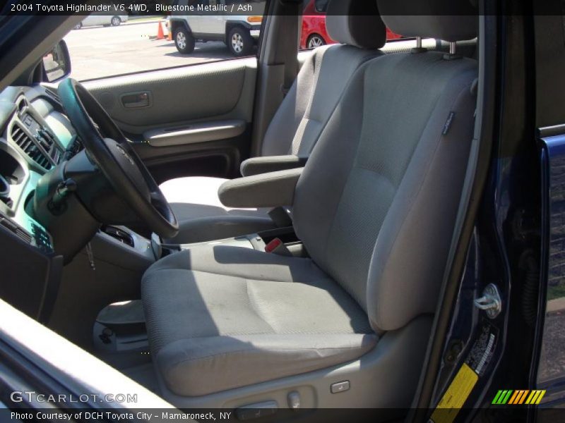 Bluestone Metallic / Ash 2004 Toyota Highlander V6 4WD