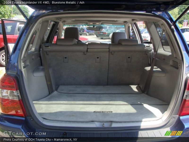 Bluestone Metallic / Ash 2004 Toyota Highlander V6 4WD