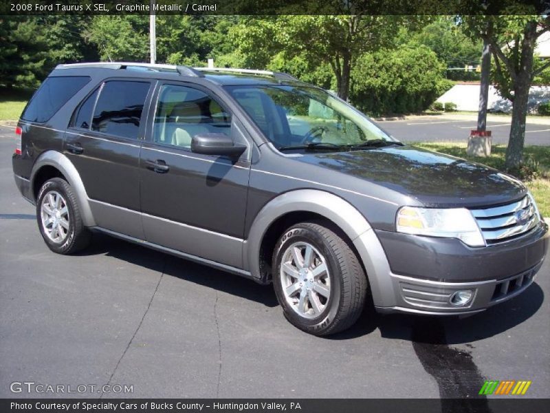 Graphite Metallic / Camel 2008 Ford Taurus X SEL