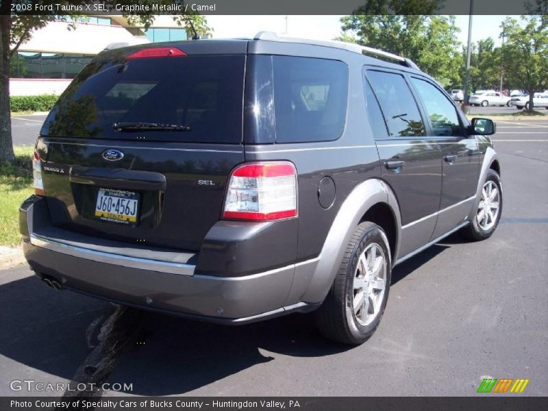 Graphite Metallic / Camel 2008 Ford Taurus X SEL