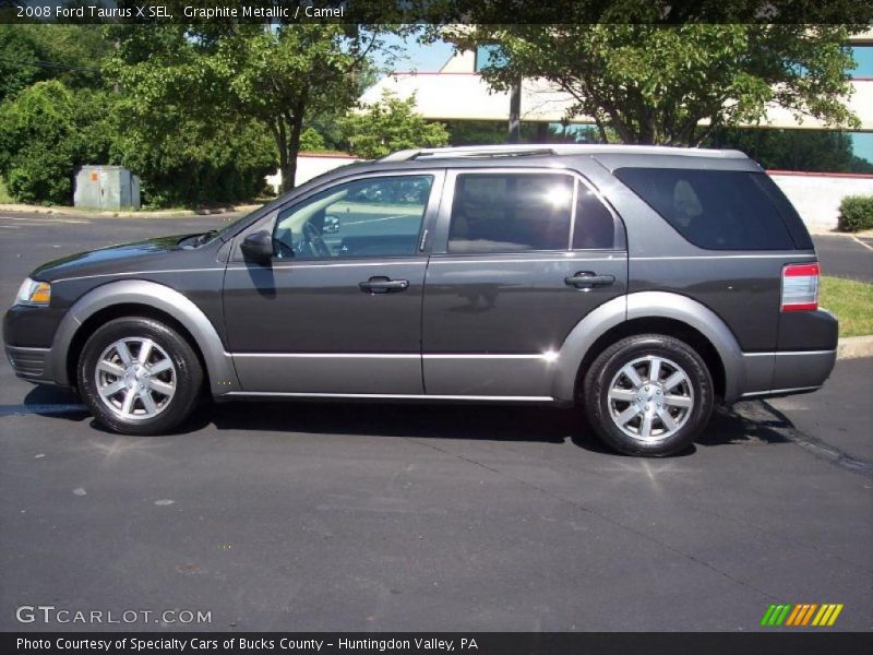 Graphite Metallic / Camel 2008 Ford Taurus X SEL