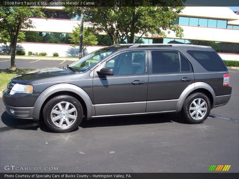 Graphite Metallic / Camel 2008 Ford Taurus X SEL