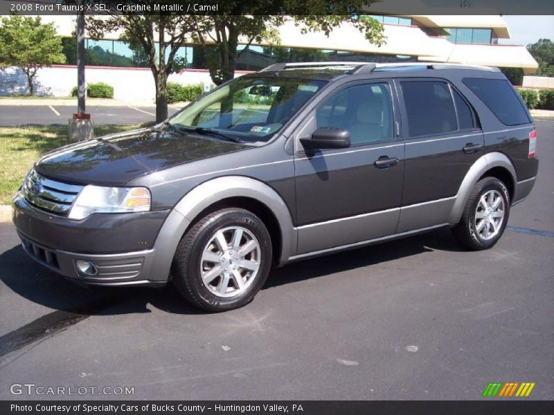 Graphite Metallic / Camel 2008 Ford Taurus X SEL