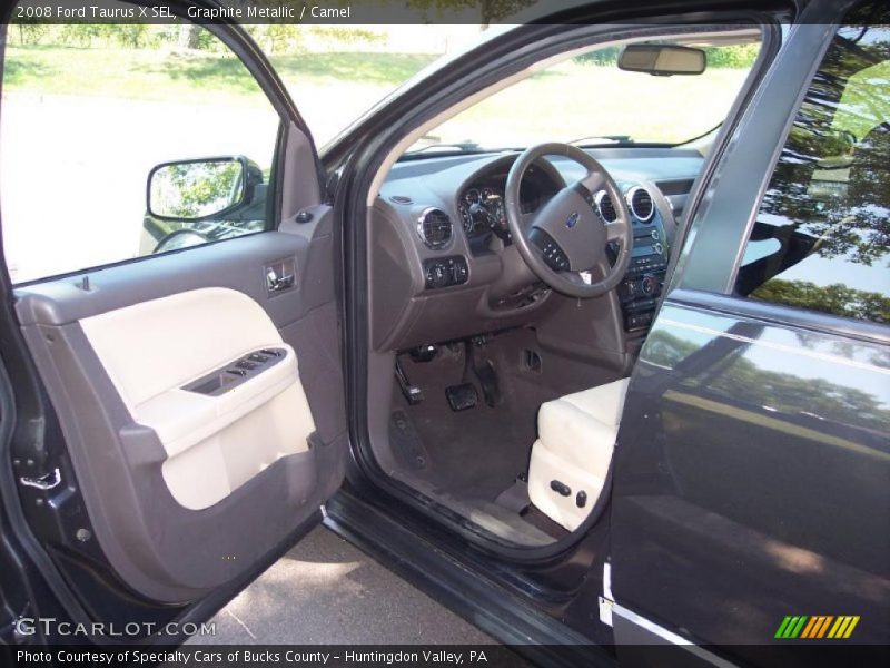 Graphite Metallic / Camel 2008 Ford Taurus X SEL
