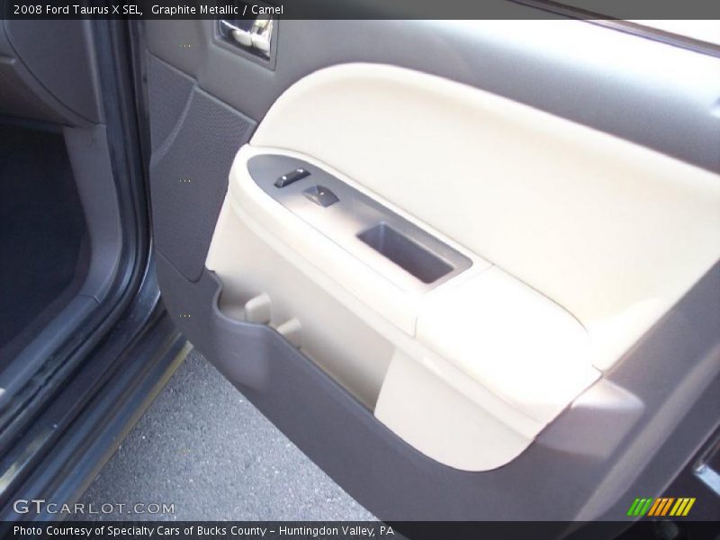 Graphite Metallic / Camel 2008 Ford Taurus X SEL