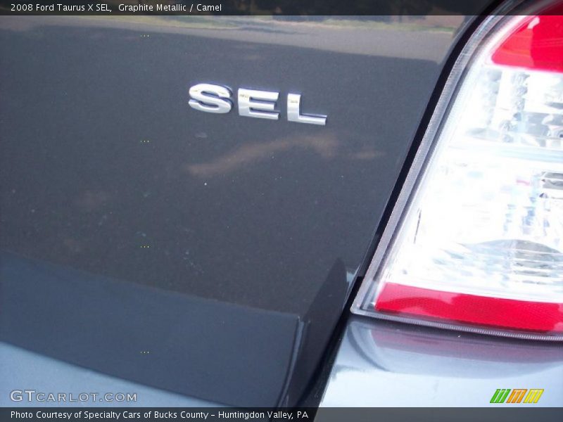 Graphite Metallic / Camel 2008 Ford Taurus X SEL