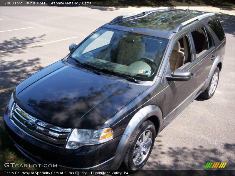 Graphite Metallic / Camel 2008 Ford Taurus X SEL