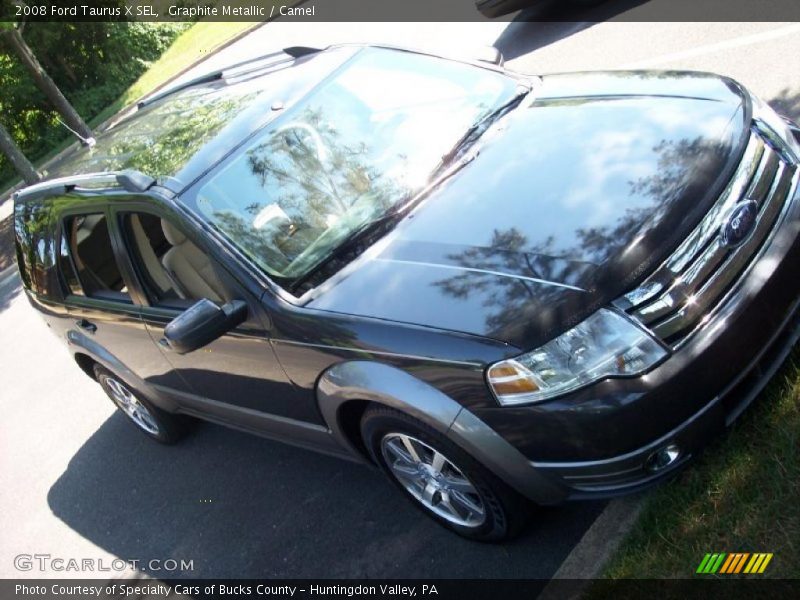 Graphite Metallic / Camel 2008 Ford Taurus X SEL