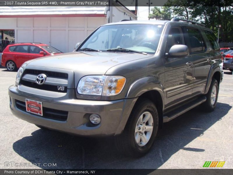 Phantom Gray Pearl / Taupe 2007 Toyota Sequoia SR5 4WD