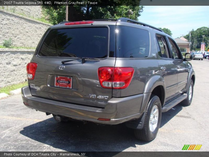 Phantom Gray Pearl / Taupe 2007 Toyota Sequoia SR5 4WD
