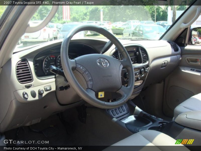 Phantom Gray Pearl / Taupe 2007 Toyota Sequoia SR5 4WD