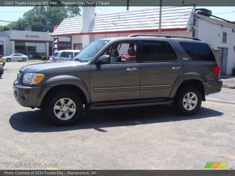 Phantom Gray Pearl / Taupe 2007 Toyota Sequoia SR5 4WD