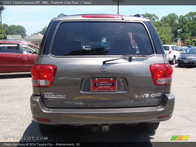 Phantom Gray Pearl / Taupe 2007 Toyota Sequoia SR5 4WD